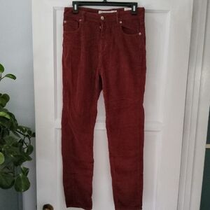 IRO Red Corduroy Pants